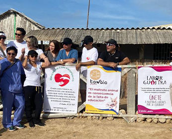 Brigadas en la Guajira (Cabo de la Vela)